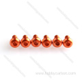 Customized 7075 aluminum button head screws for Quadcopter